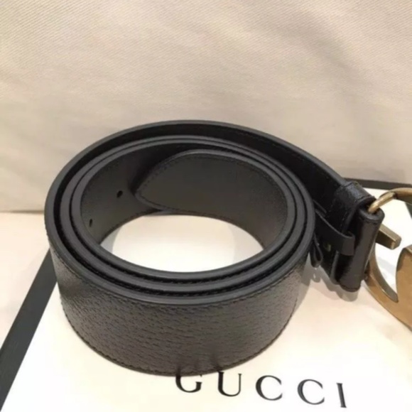 Gucci Black Belt GG Buckle Size 90cm/36in main image 8
